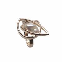 V&G ring  gold freshwater pearl